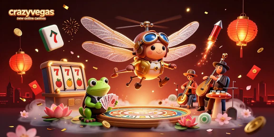Play exciting games at crazyvegas new online casinos with dynamic characters and vibrant casino elements.