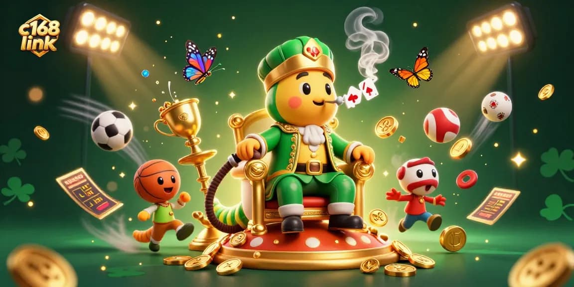 Engage with exciting games at c168 link, featuring vibrant characters in a lively casino atmosphere.