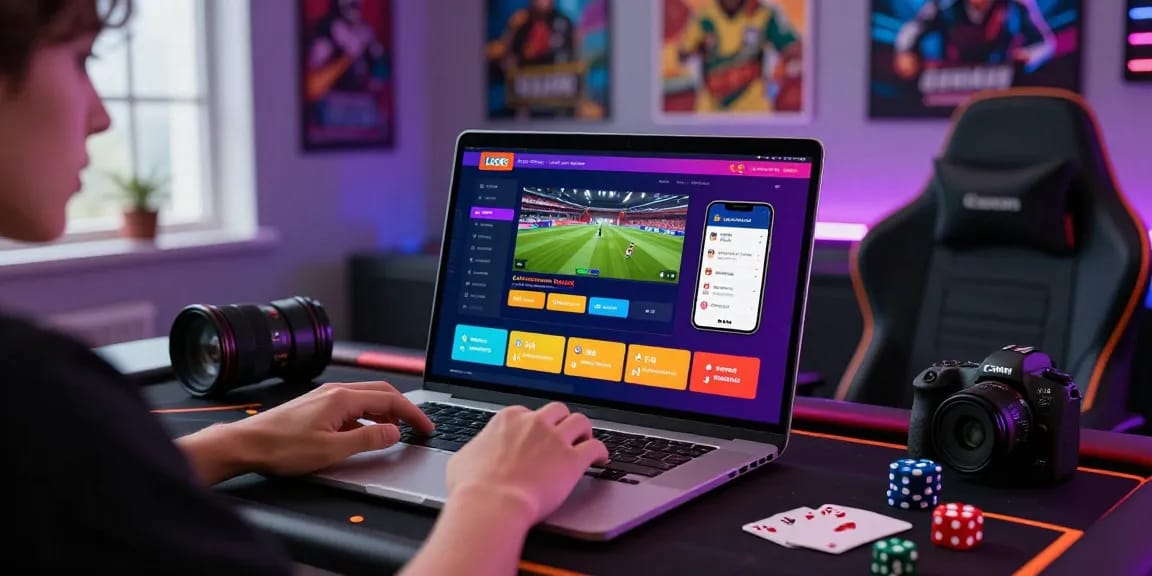 Engaging online gaming environment showcasing LUCK8 betting features and excitement at home.