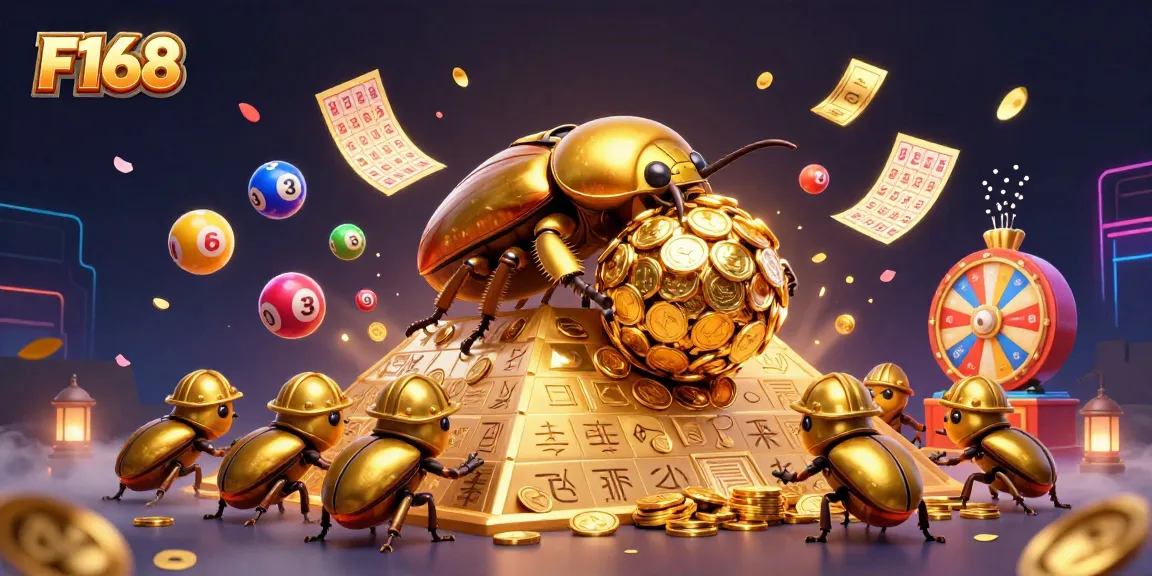Experience thrilling gameplay at F168 with a colorful casino-themed adventure filled with monetary treasures.