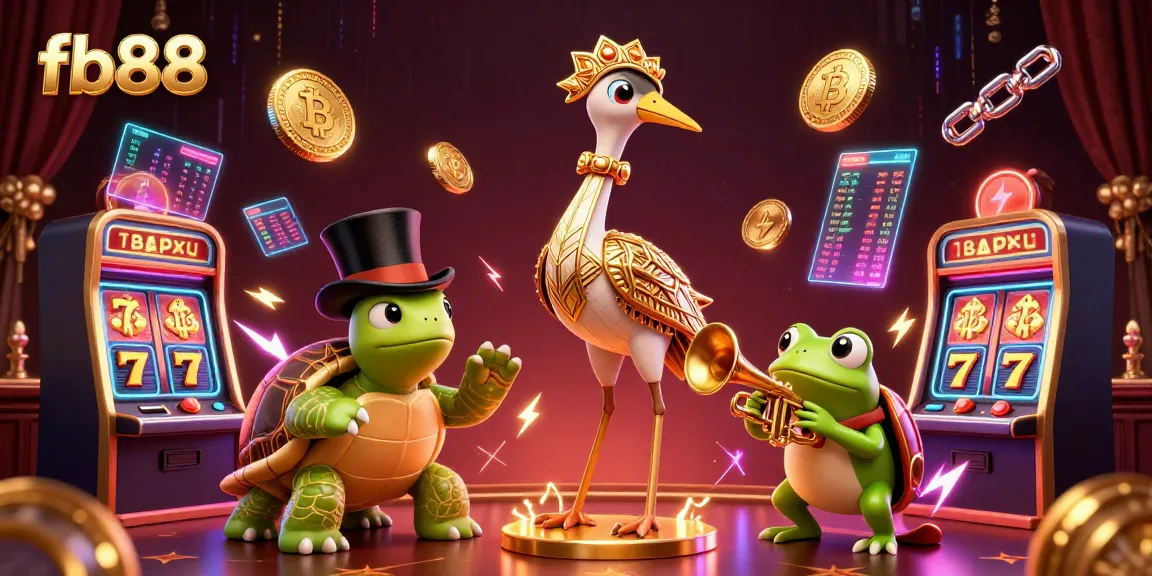 Enhance your winnings with fb88's vibrant casino scene featuring iconic characters and gaming elements.