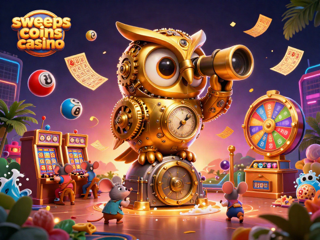 Experience the excitement at sweeps coins casino with dynamic gameplay and colorful lottery elements.