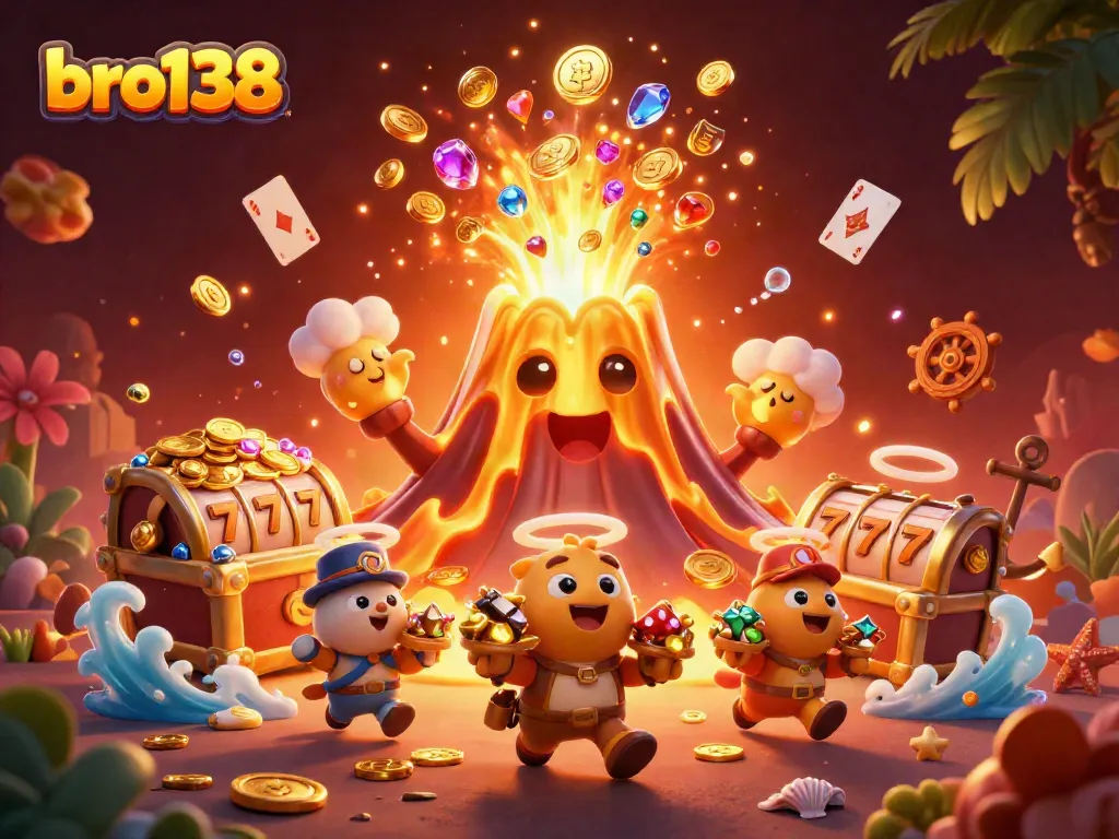 Join bro138 in a vibrant casino adventure where golden treasures and thrilling jackpots await!