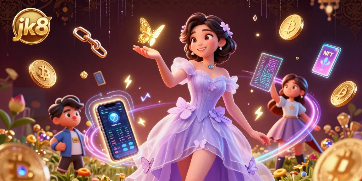 Experience the thrill of jk8 casino gaming with stunning visuals of a vibrant Asian woman in a magical setting.