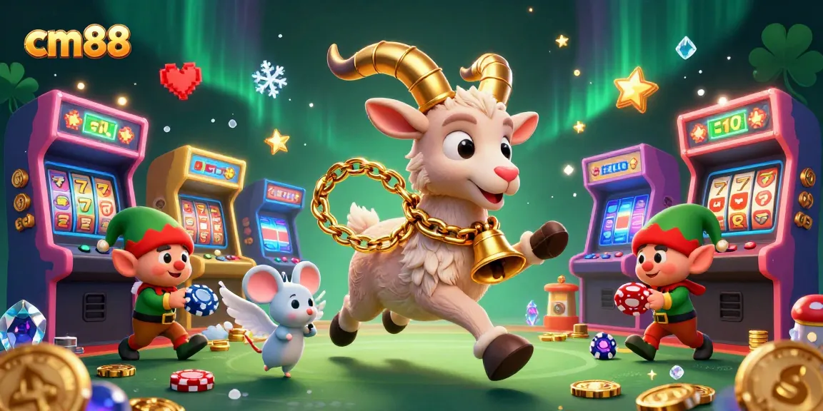 Experience thrilling wins at cm88 with a festive spooky casino scene featuring interactive game elements.