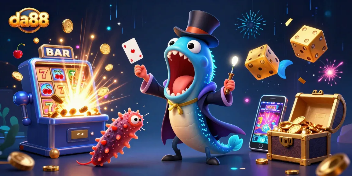 Experience thrilling jackpot excitement at da88 with a bewitching 3D underwater magic show!