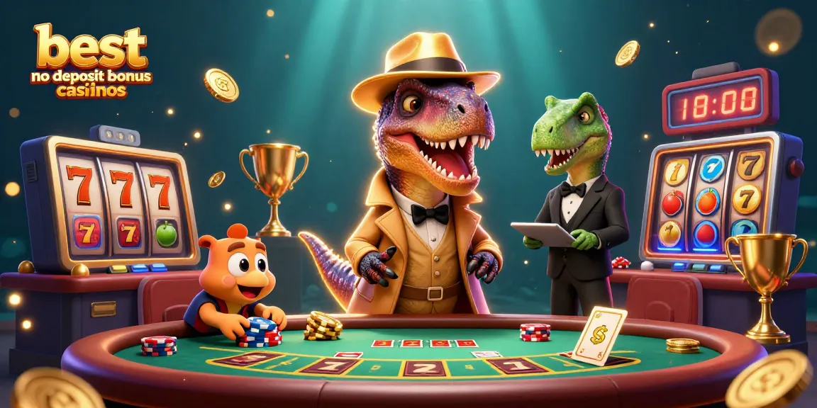 Experience the excitement at the best no deposit bonus casinos with dynamic 3D casino characters and elements.