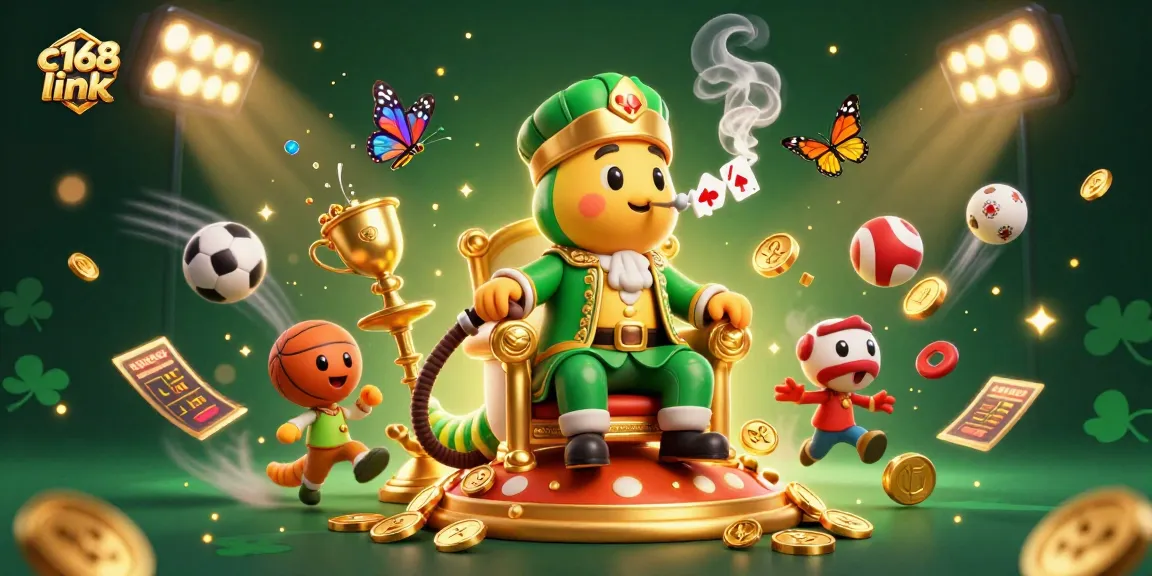 Engage with exciting games at c168 link, featuring vibrant characters in a lively casino atmosphere.