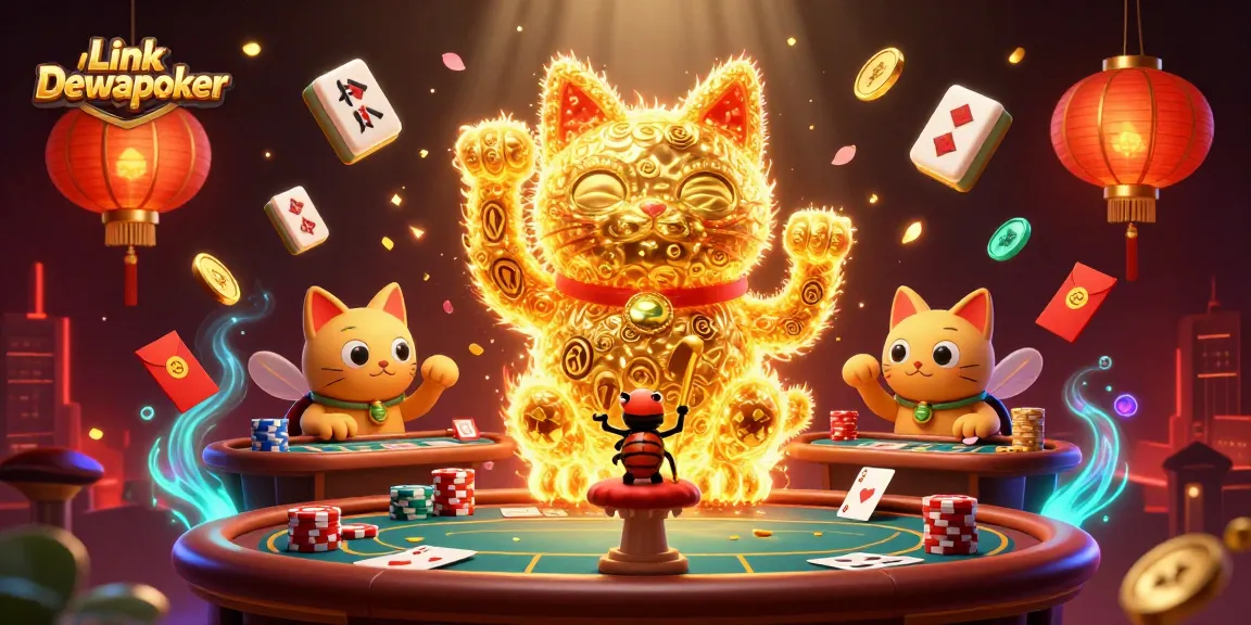 Experience the excitement of Link Dewapoker with vibrant poker scenes and dynamic animations that captivate players.