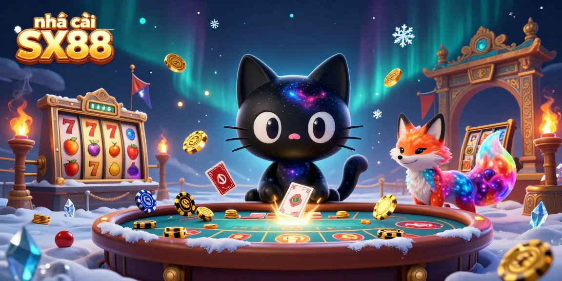 Experience the vibrant gameplay at nhà cái SX88 with dynamic casino animations and colorful characters.